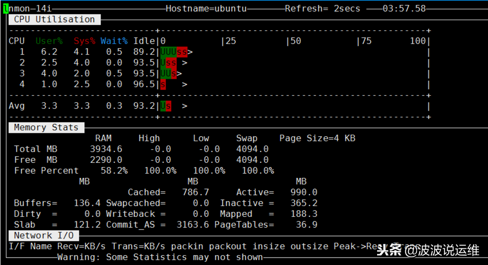 通過nmon來(lái)實(shí)時(shí)監(jiān)控服務(wù)器性能